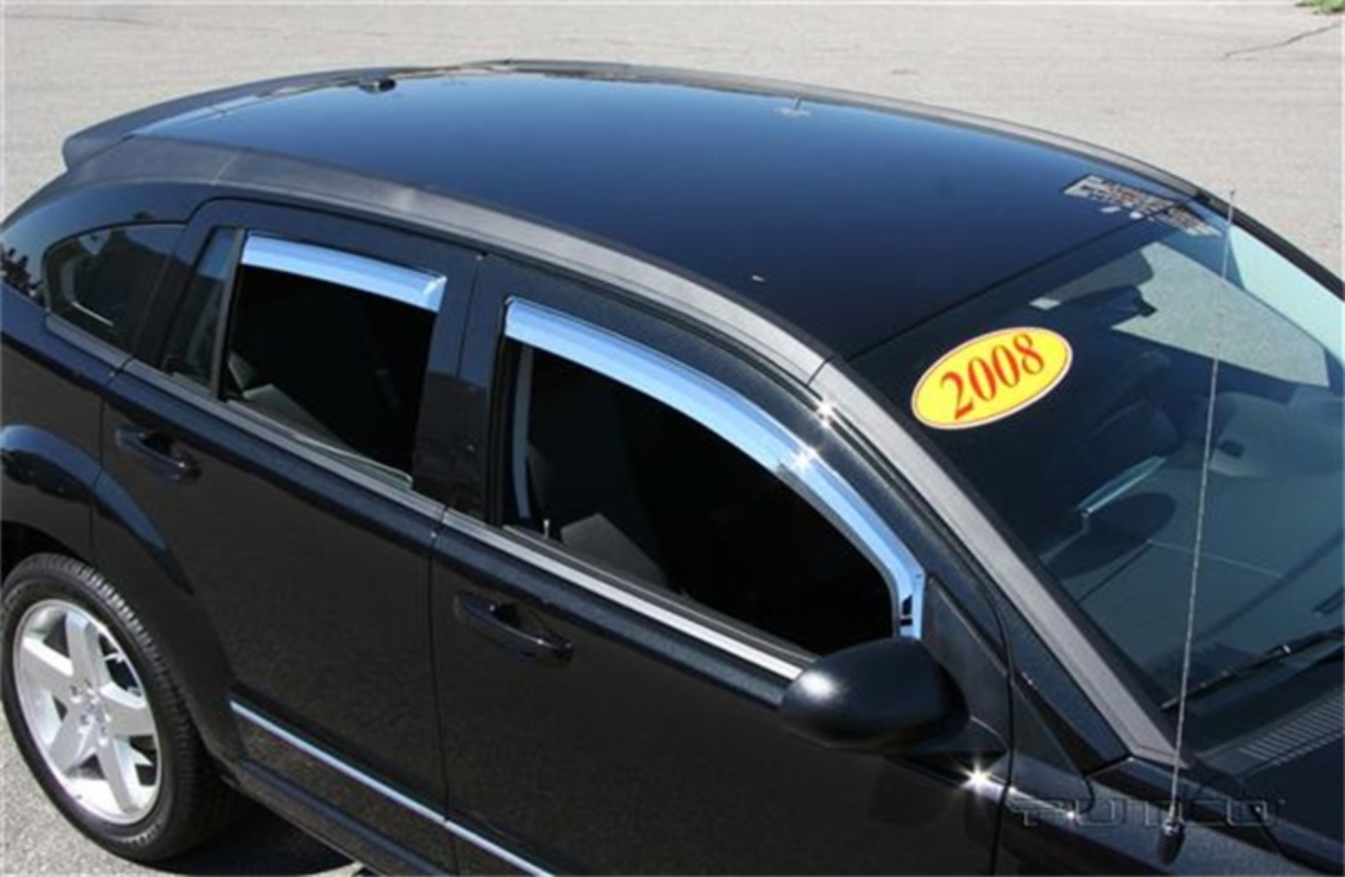 Picture of Putco 07-12 Dodge Caliber (Set of 4) Element Chrome Window Visors