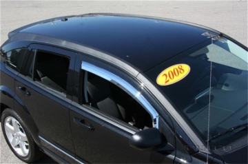 Picture of Putco 07-12 Dodge Caliber (Front Only) Element Chrome Window Visors