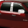 Picture of Putco 19-20 Ram 1500 - Crew Cab (Set of 4) Element Chrome Window Visors