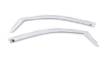 Picture of Putco 2020 Chevy Silv/Sierra HD 2500/3500 Crew/Dbl Cab (Front Only) Element Chrome Window Visors