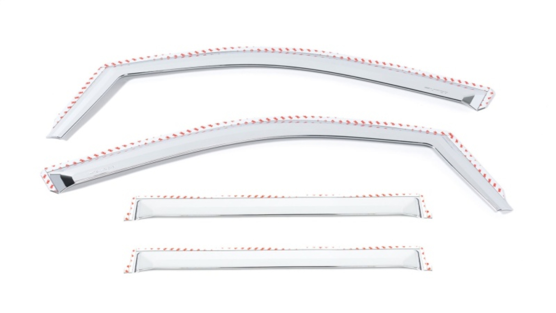Picture of Putco 19-20 Chevy Silverado / GMC Sierra 1500 - Crew Cab (Set of 4) Element Chrome Window Visors