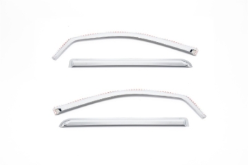 Picture of Putco 14-18 Chevy Silverado LD - 4 Door - Double Cab Element Chrome Window Visors