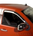 Picture of Putco 01-06 Toyota Highlander (Front Only) Element Chrome Window Visors