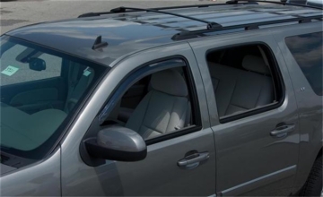 Picture of Putco 14-14 Chevrolet Silverado HD - Crew Cab (Front Only) Element Tinted Window Visors