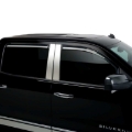 Picture of Putco 14-18 Chevy Silverado LD - 4 Door - Crew Cab Element Tinted Window Visors