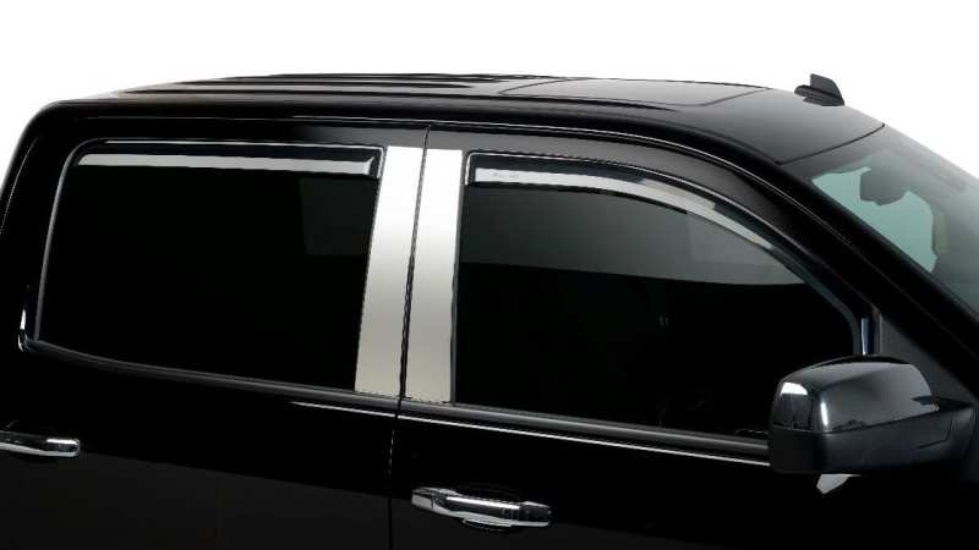 Picture of Putco 16-20 Nissan Titan Crew Cab (Set of 4) Element Tinted Window Visors