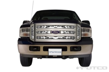 Picture of Putco 05-07 Ford SuperDuty - Including Side Vents Flaming Inferno Stainless Steel Grille