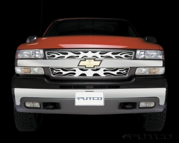 Picture of Putco 14-15 Chevy Silverado LD (LTZ/High Country Only) Flaming Inferno Stainless Steel Grille