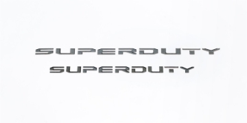Picture of Putco 17-20 Ford SUPERDUTY Letters (Stamped/Black Platinum) Hood/Front