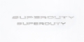 Picture of Putco 17-19 Ford SUPERDUTY Letters (Stamped/Stainless Steel) Tailgate/Rear
