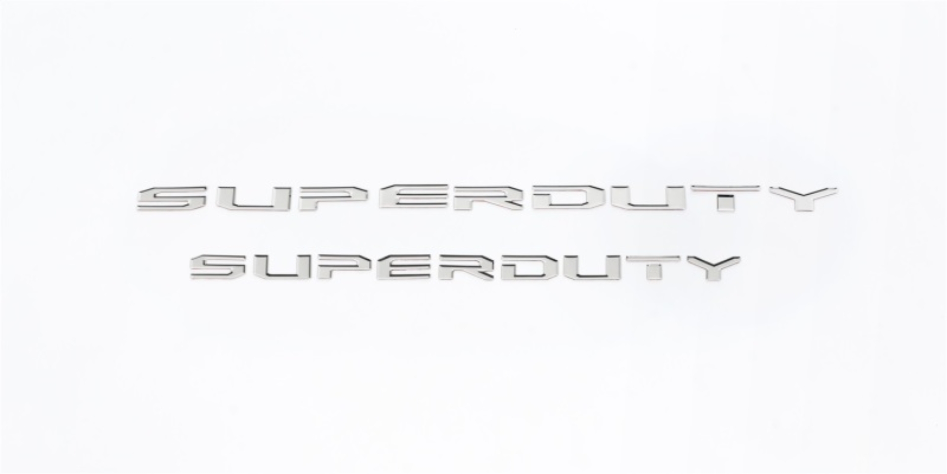 Picture of Putco 17-19 Ford SUPERDUTY Letters (Stamped/Stainless Steel) Tailgate/Rear