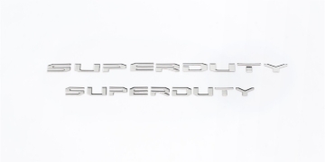 Picture of Putco 17-19 Ford SUPERDUTY Letters (Stamped/Stainless Steel) Tailgate/Rear