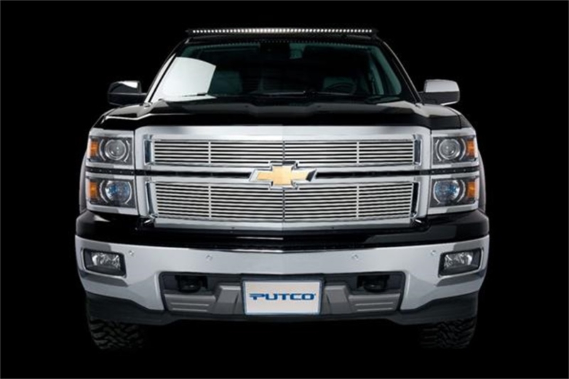 Picture of Putco 14-15 Chevy Silv LD LTZ / High Country Models Only - Direct Replacement Insert Liquid Grilles