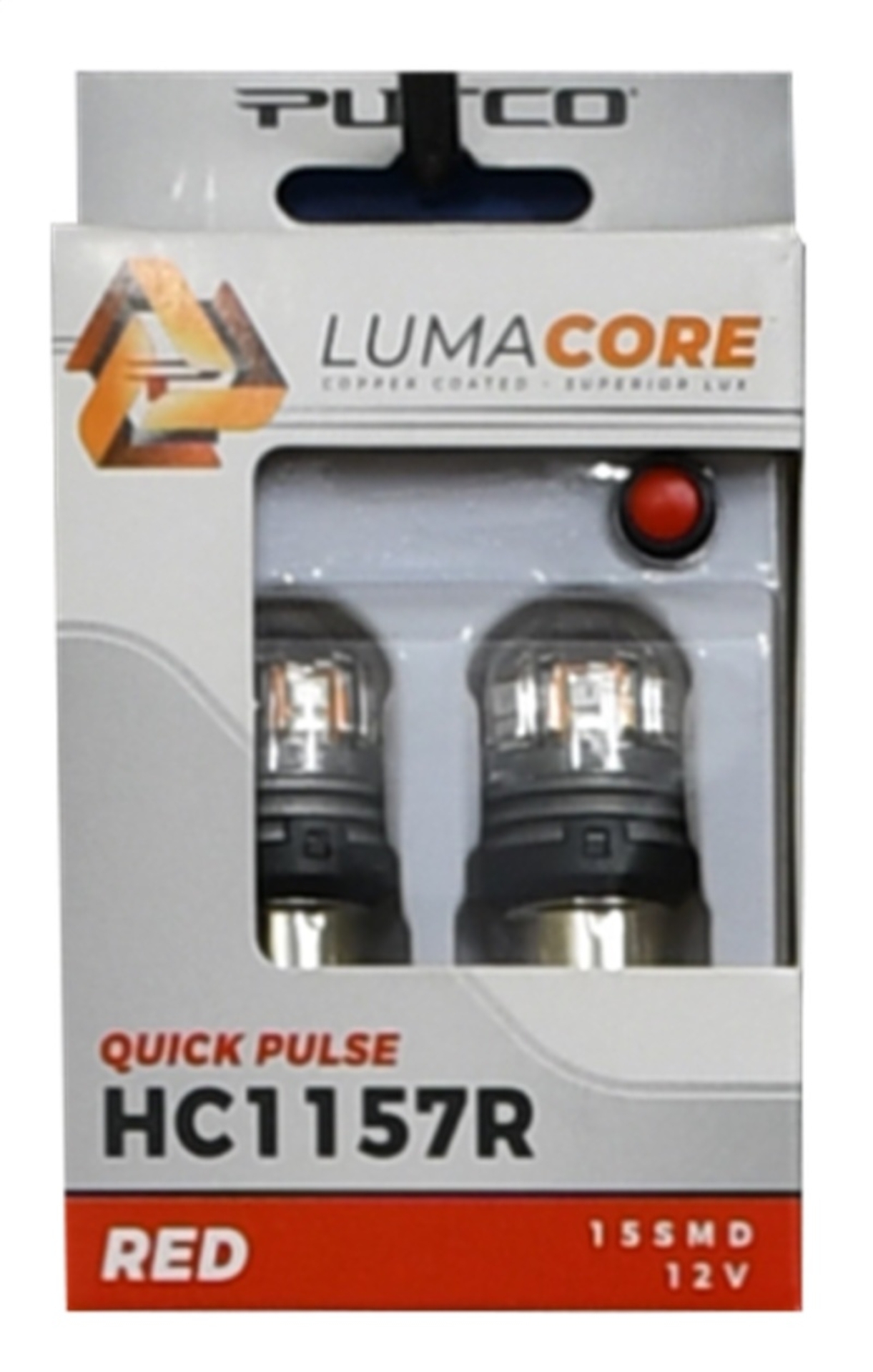Picture of Putco LumaCore 1157 Red - Pair (x3 Strobe w/ Bright Stop)