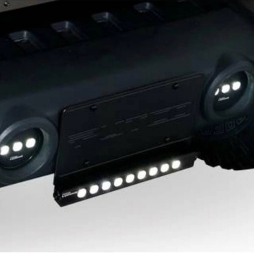 Picture of Putco 07-18 Jeep Wrangler - License Plate Frame w/ 10in Luminix Light Bar 3600LM