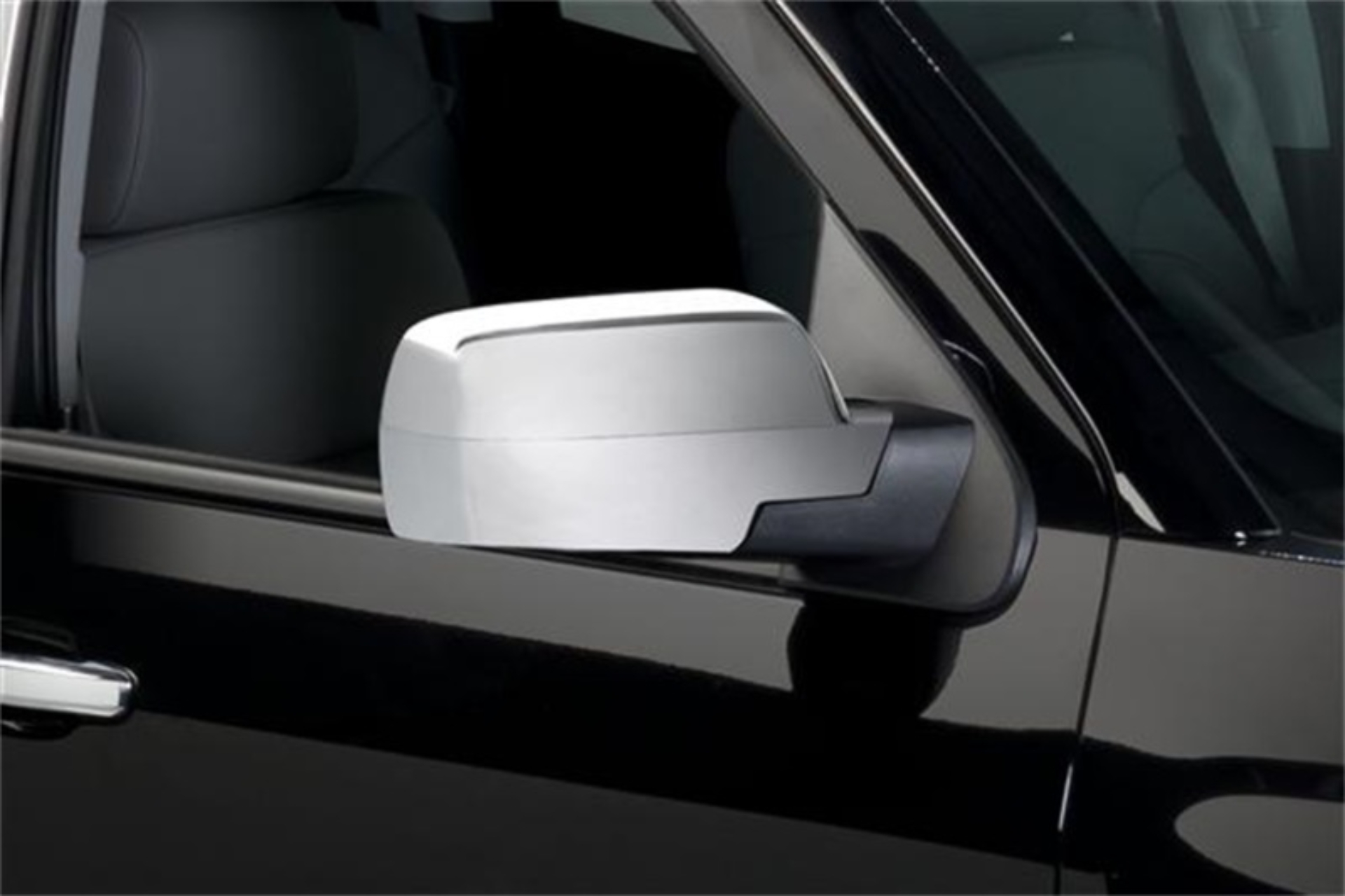 Picture of Putco 14-18 Chevy Silverado LD - Full Tape On Cover (w/ Courtesy Light CutOut) Mirror Covers