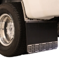 Picture of Putco 15-19 Chevy Silv/Sierra HD Dually (Front) - Set of 2 Mud Skins - Brushed SS w/ Hex Shield