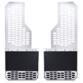 Picture of Putco 15-19 Chevy Silv/Sierra HD Dually - (Rear) - Set of 2 Mud Skins - Brushed SS w/ Hex Shield