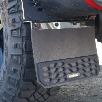 Picture of Putco 15-19 Chevy Silv/Sierra HD Dually - (Fits Front) - Set of 2 Mud Skins - HDPE w/ Hex Shield