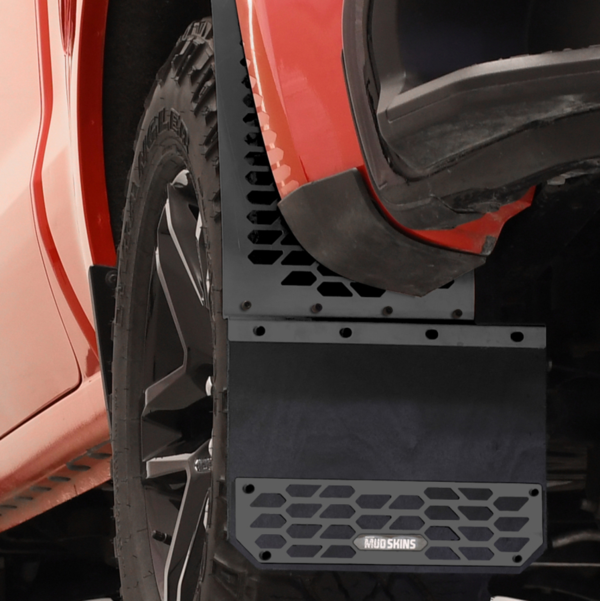 Picture of Putco 2020 Chevy Silv/Sierra HD - (Front/Rear) - Set of 2 Mud Skins - HDPE w/ Hex Shield