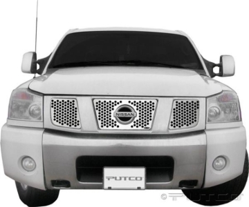 Picture of Putco 04-07 Nissan Titan / Armada Punch Stainless Steel Grilles