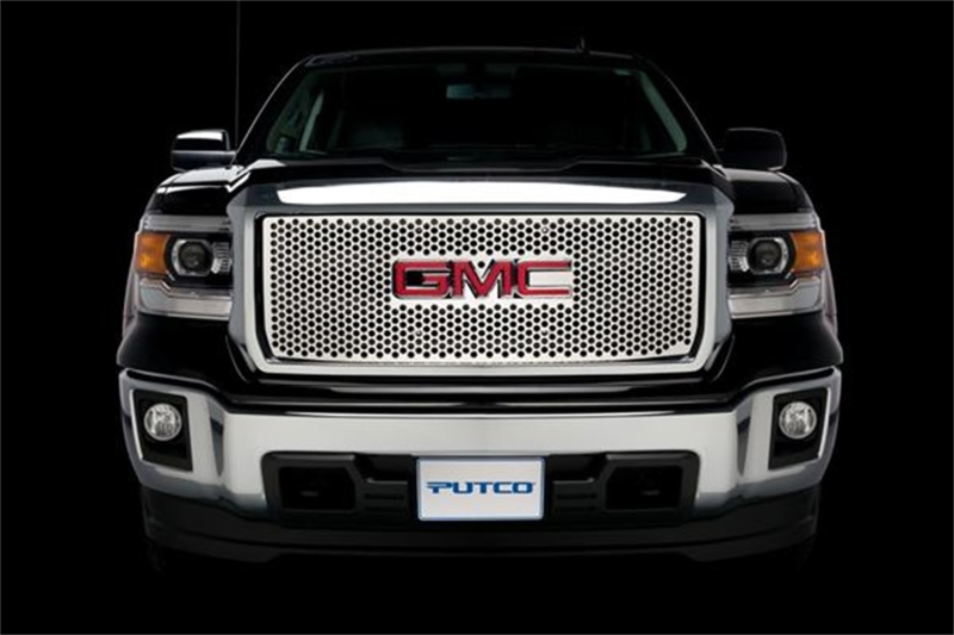 Picture of Putco 14-15 GMC Sierra LD - All Terrain Model Only Punch Stainless Steel Grilles