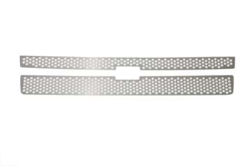 Picture of Putco 11-14 Chevrolet Silverado HD Punch Stainless Steel Grilles