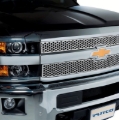 Picture of Putco 14-15 Chevy Silv LD - (Fits Grille w/ Z71 emblem) - Direct Replacement Insert Punch SS Grilles