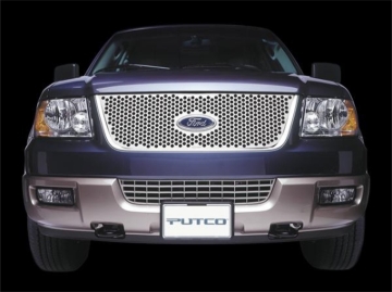 Picture of Putco 05-09 Ford Mustang GT Main Grille Punch Stainless Steel Grilles