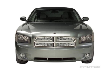 Picture of Putco 06-10 Dodge Charger (Honeycomb Style) - Main Grille Punch Stainless Steel Grilles