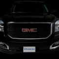 Picture of Putco 15-20 GMC Yukon XL - Liquid 3D Slot / Black Denali Style Lighted Boss Grille