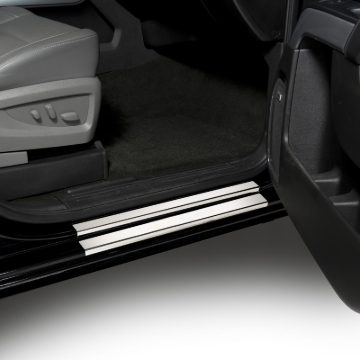 Picture of Putco 17-20 Ford SuperDuty - Regular Cab & SuperCab (2pcs) Stainless Steel Door Sills