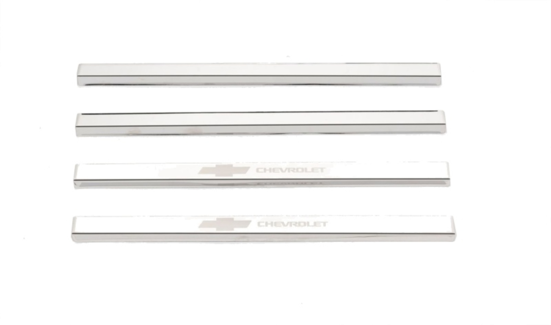 Picture of Putco 14-18 Chevy Silv LD - Regular Cab w/ CHEVROLET Etching (4pcs) SS Door Sills