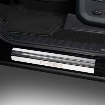 Picture of Putco 15-20 Ford F-150 - Regular Cab & SuperCab w/ F-150 Etching - 4pcs SS Door Sills