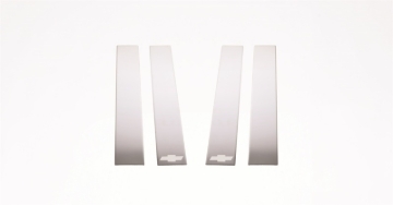 Picture of Putco 07-14 Chevrolet Suburban - 4pcs Stainless Steel Pillar Posts Classic