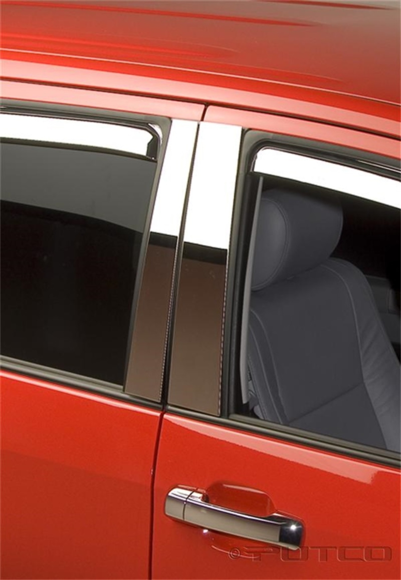 Picture of Putco 07-17 Toyota Tundra - CrewMax & Double Cab (4pcs) Stainless Steel Pillar Posts Classic