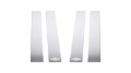 Picture of Putco 2020 Chevy Silv HD - Chevy Bow Tie Etching - Crew Cab / Double Cab (6pcs) SS Pillar Posts