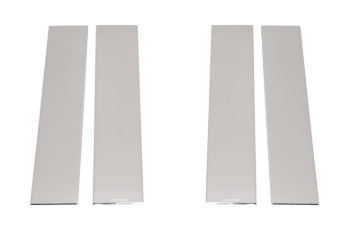 Picture of Putco 17-20 Ford SuperDuty - Crew Cab / SuperCab - w/o Keypad Stainless Steel Pillar Posts Classic