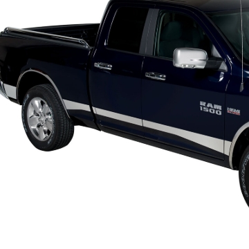 Picture of Putco 10-17 RAM 2500/3500 Mega Cab 6.5in- 5.5in Wide 12pcs (w/o Factory Flares) Pro SS Rocker Panels