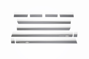 Picture of Putco 14-18 Chevy Silv LD - Crew Cab - 6.5in Bed - 10pcs Stainless Steel Rocker Panels