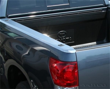 Picture of Putco 07-13 Toyota Tundra - CrewMax - 5.5ft Bed Stainless Steel Skins (Holes)