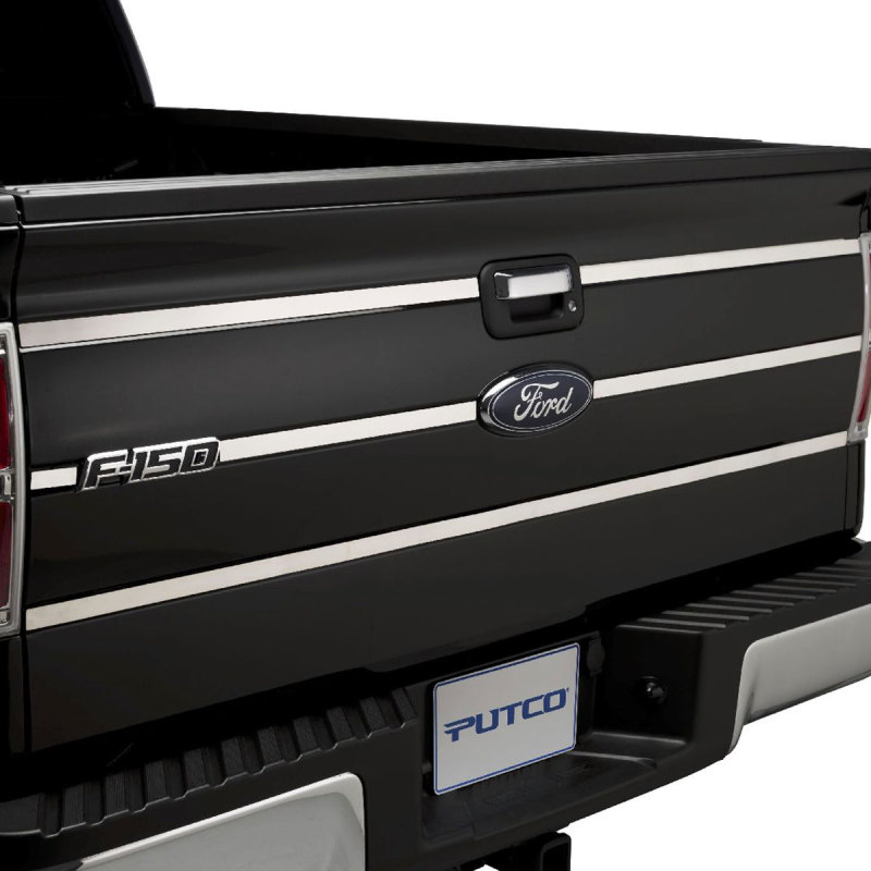 Picture of Putco 09-14 Ford F-150 - SS Tailgate Accent - 6pcs (3 Horizontal Lines) Tailgate Accents