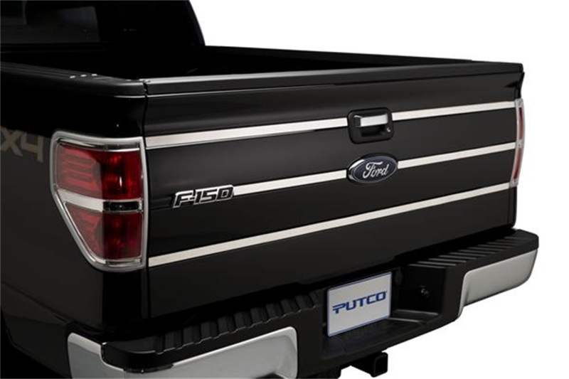 Picture of Putco 09-14 Ford F-150 - SS Tailgate Accent - 6pcs (3 Horizontal Lines) Tailgate Accents