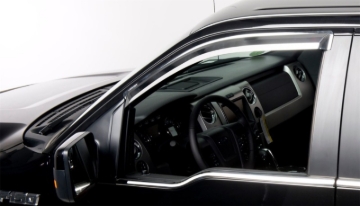Picture of Putco 17-20 Ford SuperDuty - Regular Cab w/ Towing Mirrors (ABS Window Trim) Window Trim Accents
