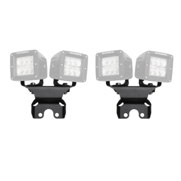 Picture of Go Rhino 18-20 Jeep Wrangler JL/JLU Light Mount - One or Two 3in Cubes