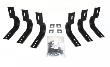 Picture of Go Rhino 07-10 Chevrolet Silverado 2500HD/3500HD Brackets for OE Xtreme Cab Length SideSteps