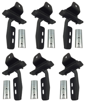 Picture of Go Rhino 18-20 Jeep Wrangler JLU Brackets for OE Xtreme Cab Length SideSteps