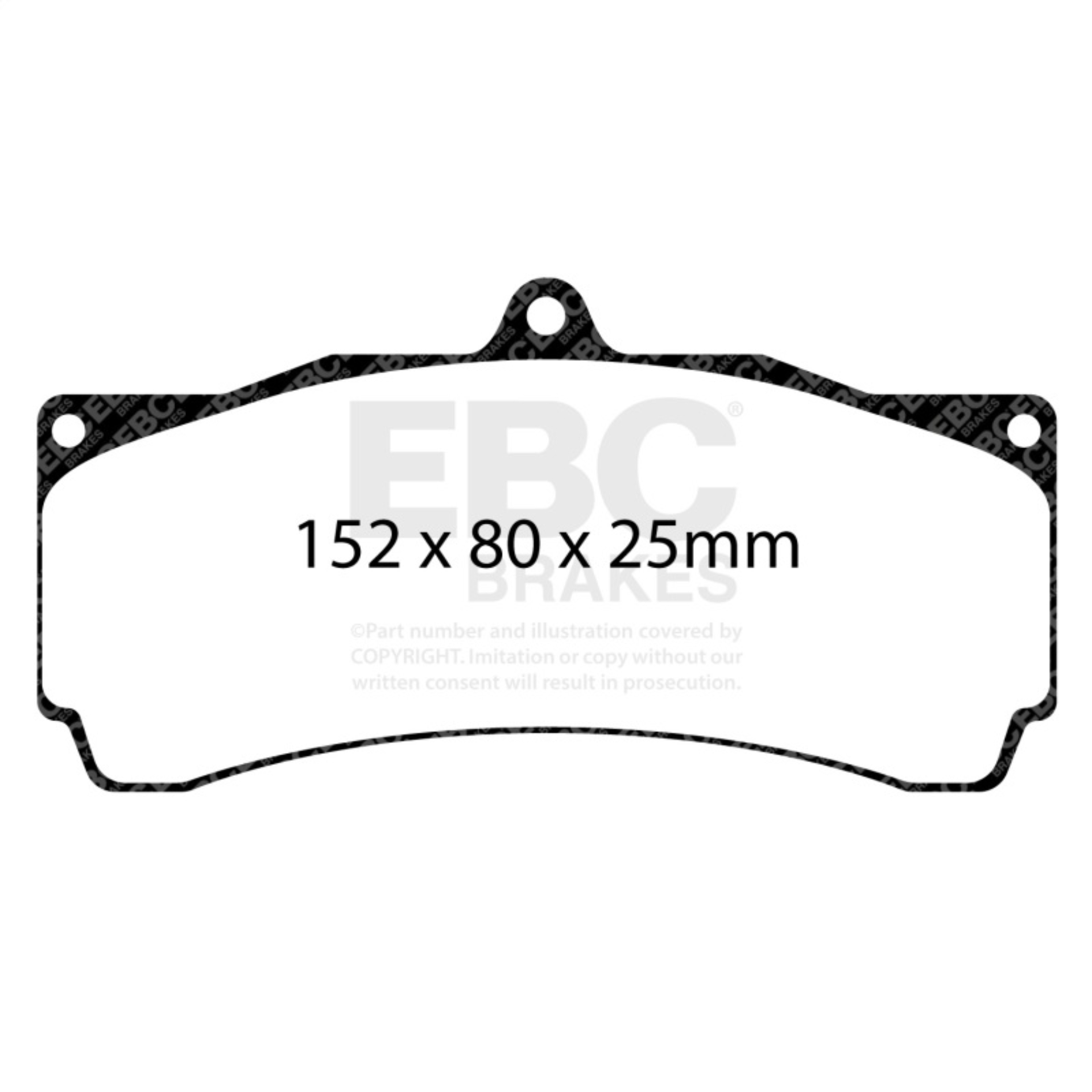 Picture of EBC Yellowstuff Brake Pad Sets - DP4009R