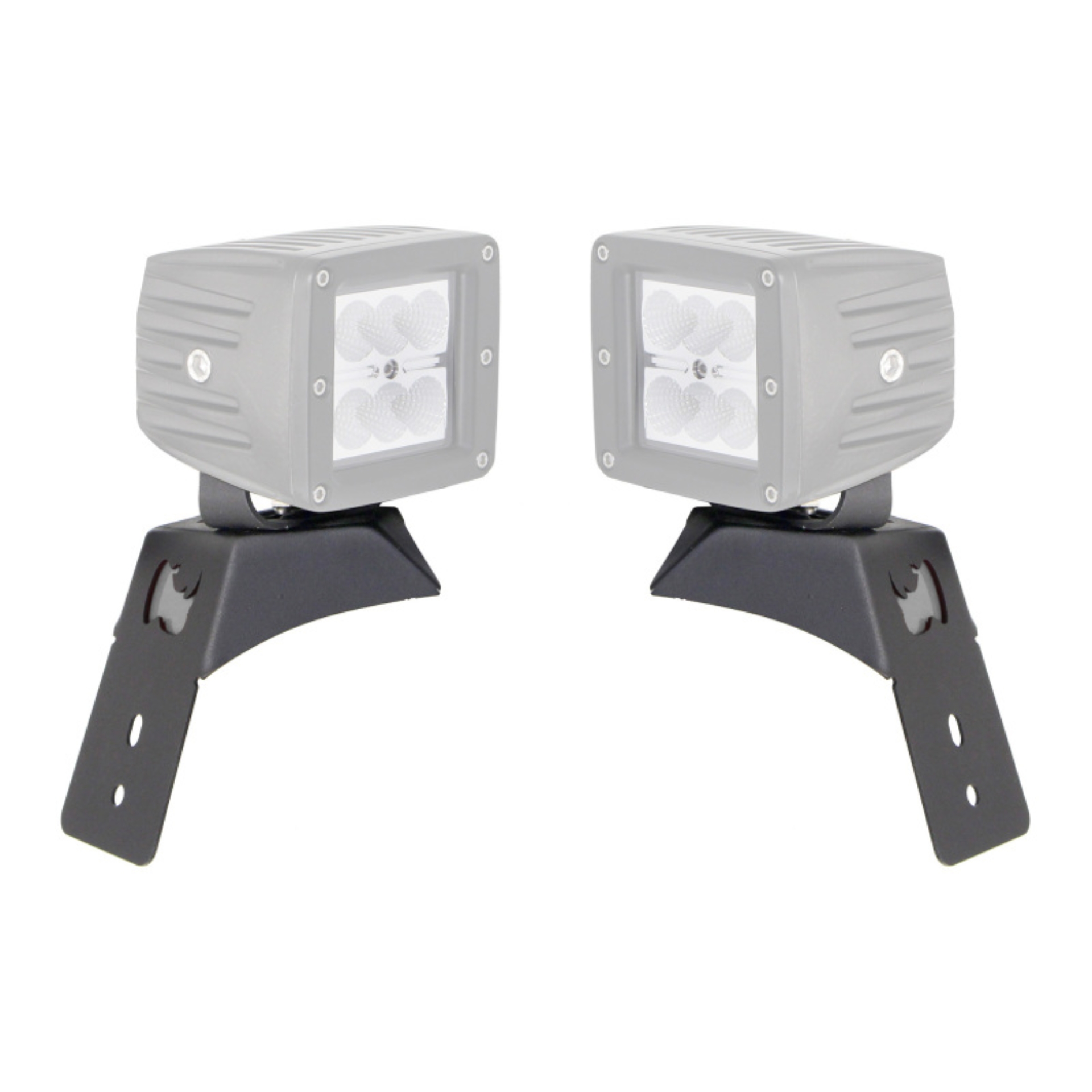 Picture of Go Rhino 18-20 Jeep Wrangler JL/JLU/Gladiator JT Light Mount - 3in Cube
