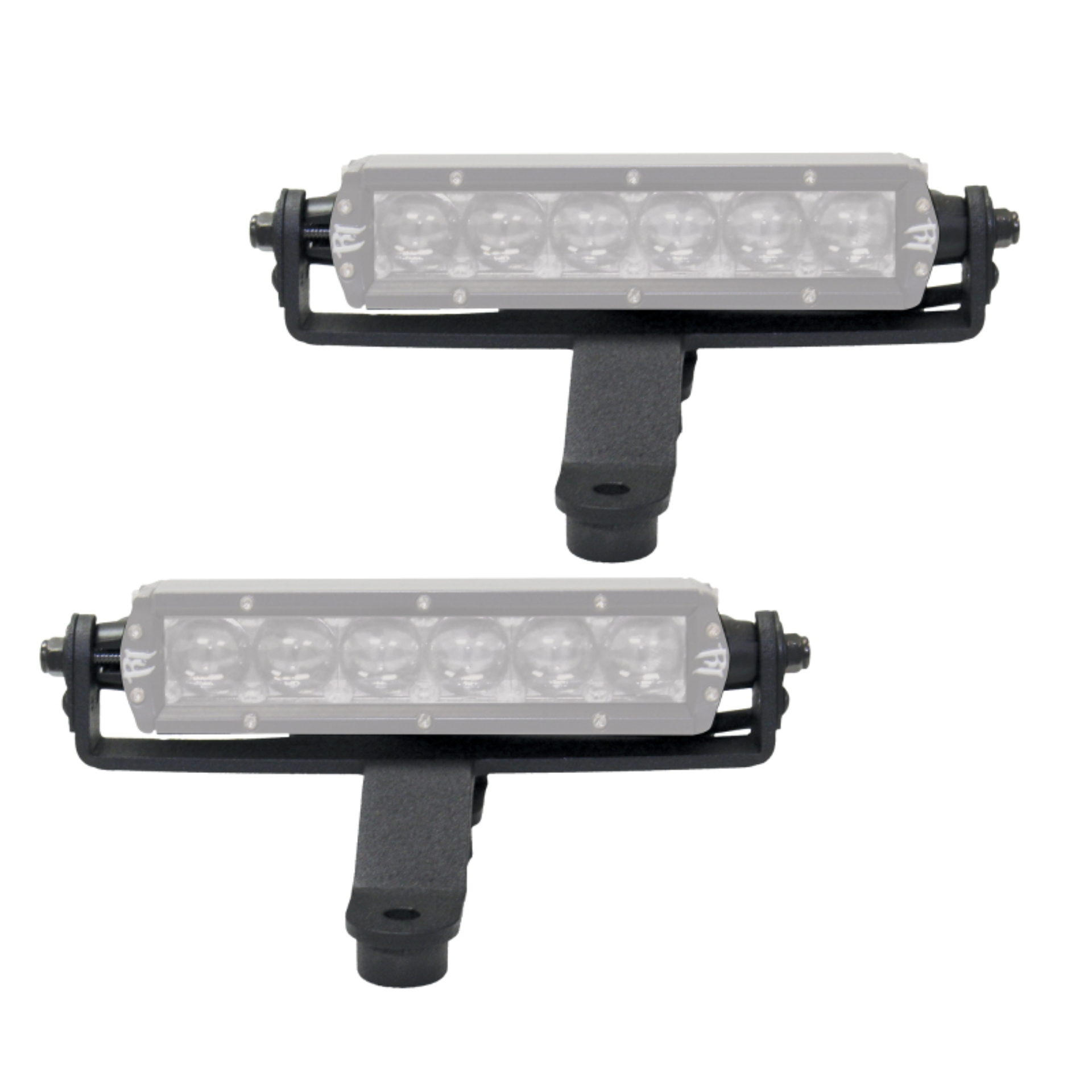 Picture of Go Rhino 18-20 Jeep Wrangler JL/JLU/Gladiator JT Light Mount - Two 6in Single Tow